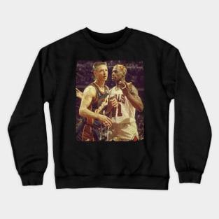 Detlef Schrempf vs Dennis Rodman Crewneck Sweatshirt